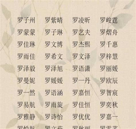 名字大全男|男孩名字大全